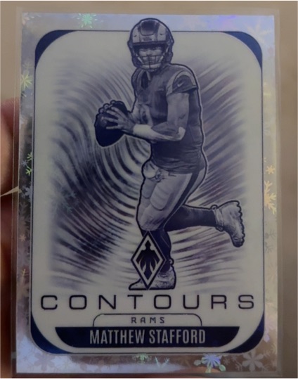 2025 Panini Phoenix #19 Matthew Stafford Contours — front