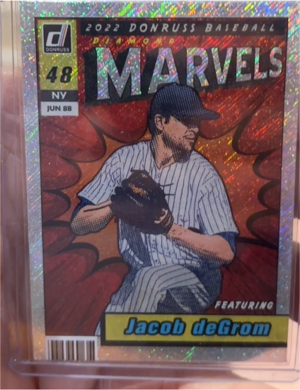 2022 Donruss Marvels #M-6 Jacob deGrom — front