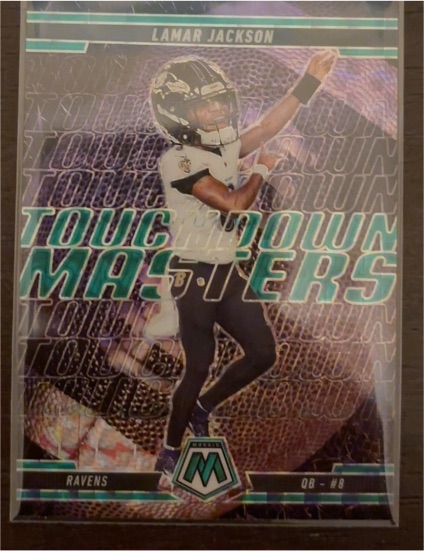 2025 Panini Mosaic Touchdown Masters #5 Lamar Jackson — front