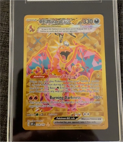 2023 Pokemon SV Obsidian Flames #228/197 Charizard ex — front