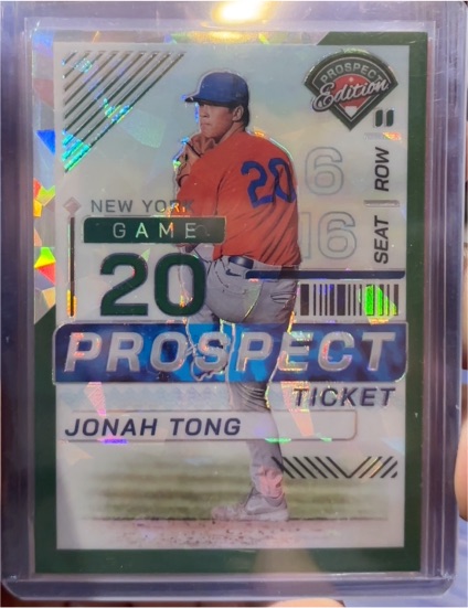 2024 Panini Prospect Edition #67 Jonah Tong — front