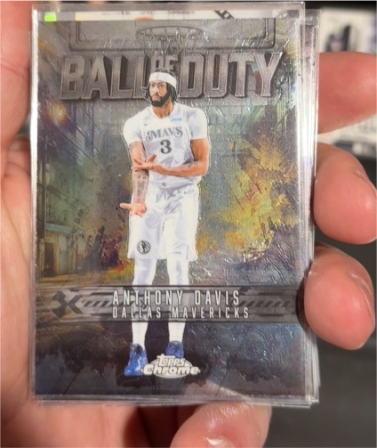 2025-26 Topps Chrome #BD-2 Anthony Davis Ball of Duty — front