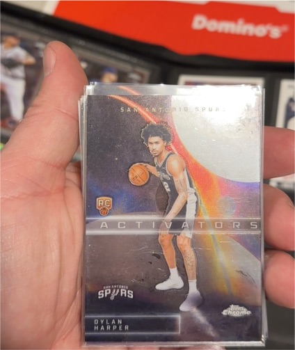 2025-26 Topps Chrome #AC-12 Dylan Harper Activators Rookie Card — front