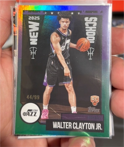 2025-26 Topps #NS-18 Walter Clayton Jr. New School — front