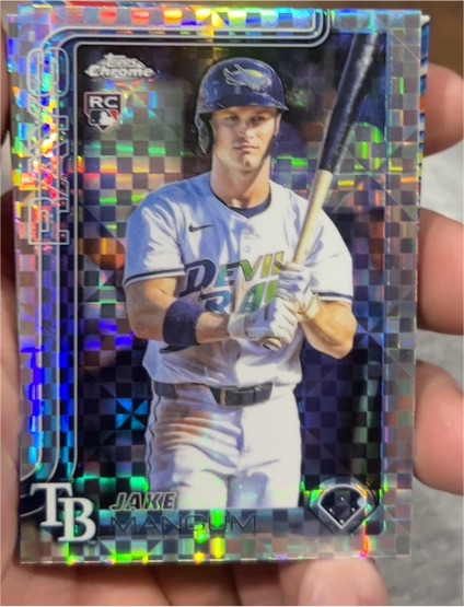 2025 Topps Chrome Update #USC176 Jake Mangum — front