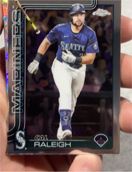 2025 Topps Chrome #603 Cal Raleigh — front