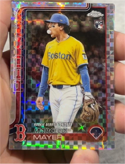 2025 Topps Chrome Update #USC117 Marcelo Mayer — front