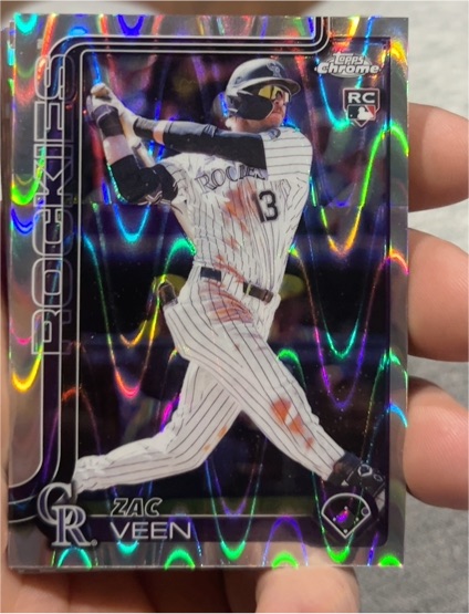 2025 Topps Chrome Update #USC28 Zac Veen — front