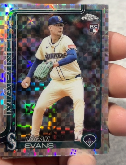 2025 Topps Chrome #USC194 Logan Evans — front