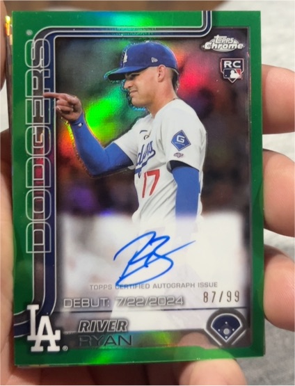 2025 Topps Chrome Update #CRDA-RR River Ryan — front