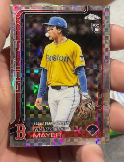 2025 Topps Chrome Update #USC117 Marcelo Mayer — front