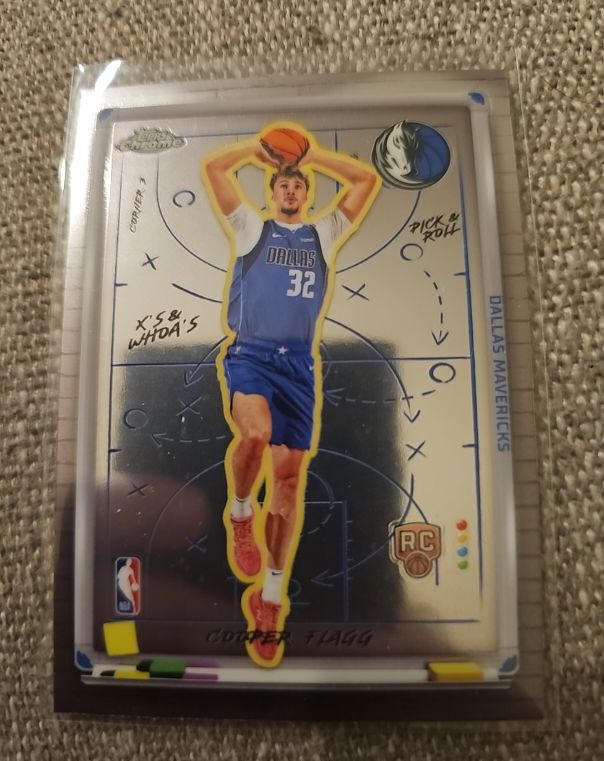 2025-26 Topps Chrome X's & Whoa's #XW-8 Cooper Flagg — front