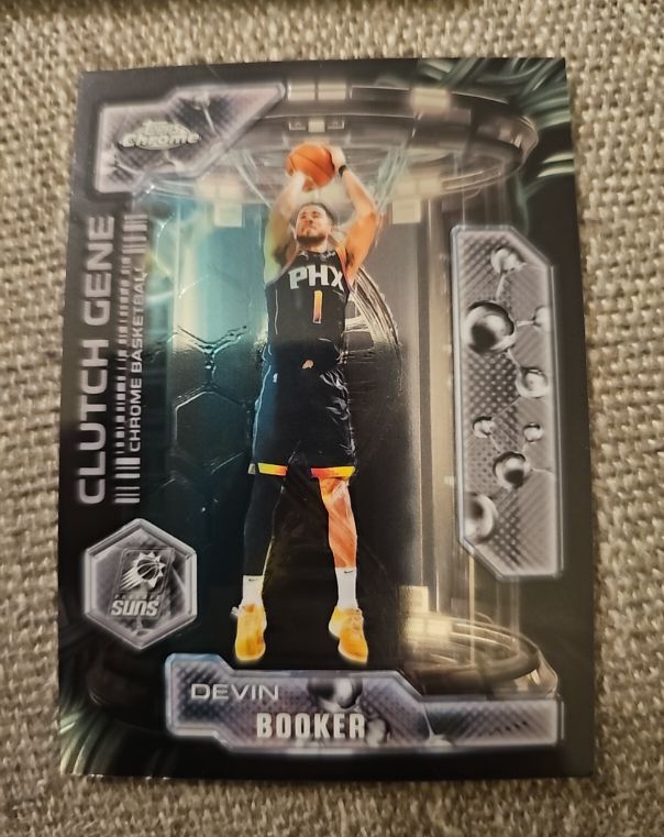 2025-26 Topps Chrome #CG-11 Devin Booker Clutch Gene — front