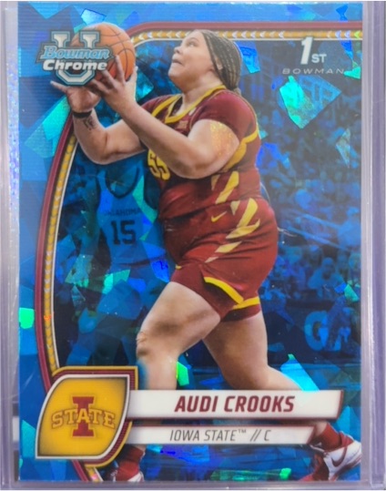 2024-25 Bowman University Chrome #9 Audi Crooks — front