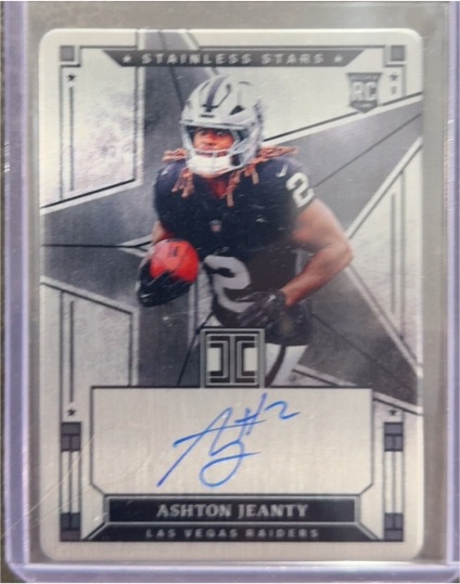 2025 Panini Impeccable #SSAJY Ashton Jeanty — front