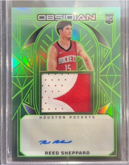 2024-25 Panini Obsidian #222 Reed Sheppard — front