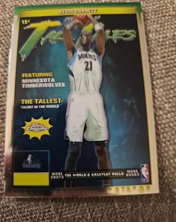 2025-26 Topps Chrome #TT-14 Kevin Garnett Tall Tales — front
