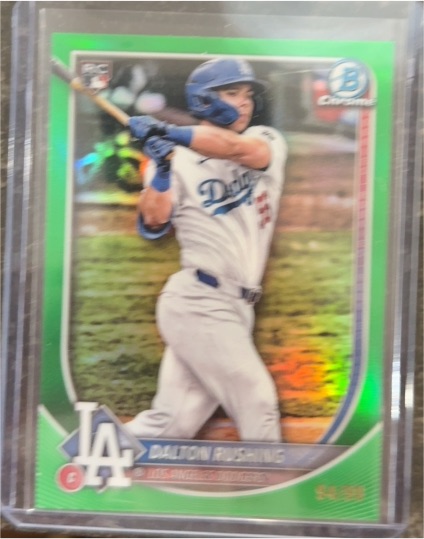 2025 Bowman Chrome #100 Dalton Rushing — front