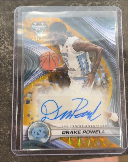 2024-25 Bowman Best U #33/50 Drake Powell — front