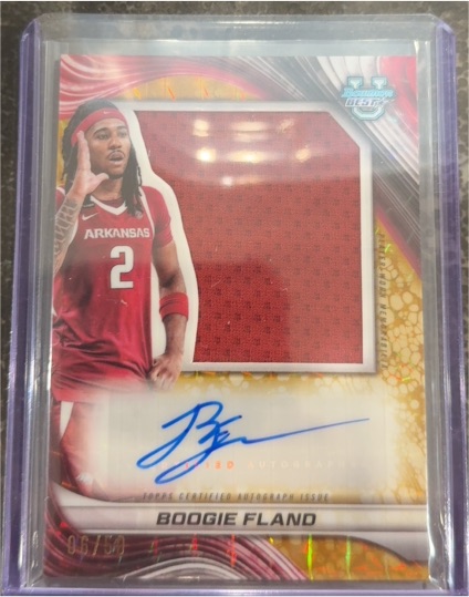 2024-25 Bowman Best U #PJRA-BF Boogie Fland — front