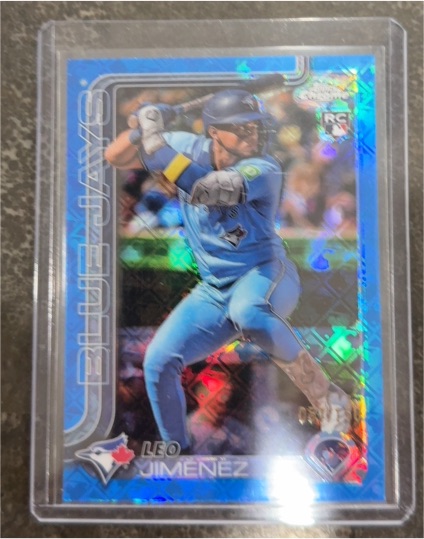 2025 Topps Chrome #276 Leo Jimenez — front