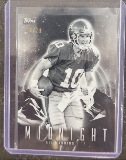 2024 Topps Midnight #14 Eli Manning — front