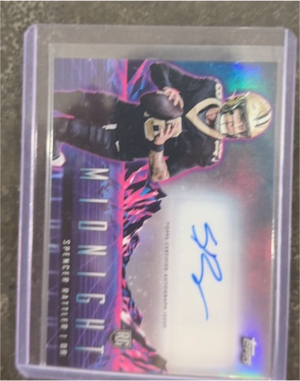 2024 Topps Midnight Rookie Horizon Signatures #RHS-SR Spencer Rattler — front