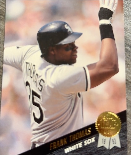 1993 Leaf #195 Frank Thomas — front