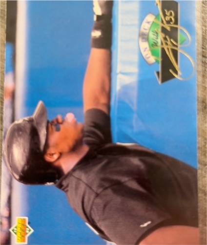 1993 Upper Deck On Deck #D24 Frank Thomas — front