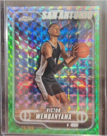 2024-25 Topps Chrome #193 Victor Wembanyama — front