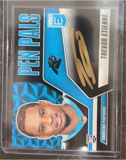 2025 Donruss Elite Pen Pals #PP-TET Trevor Etienne — front