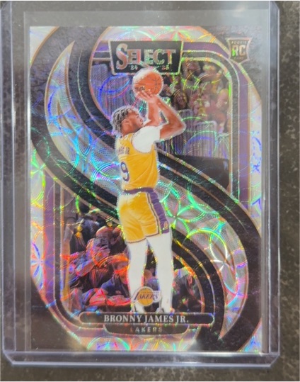 2024-25 Panini Select #179 Bronny James Jr. — front