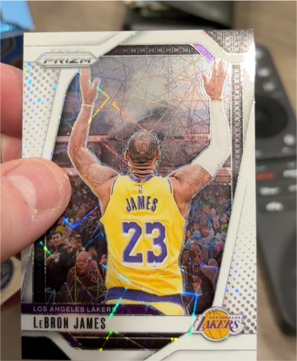 2024-25 Panini Prizm #130 LeBron James — front