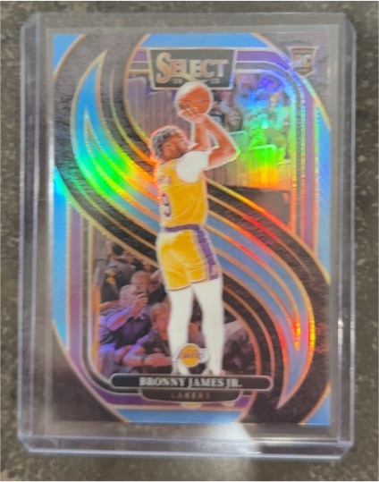 2024-25 Panini Select Premier Level #179 Bronny James Jr. — front