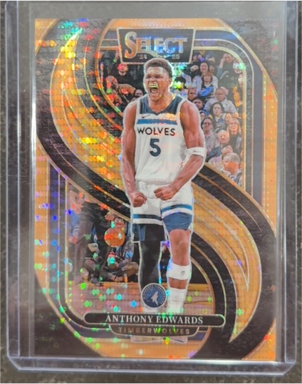 2024-25 Panini Select Premier Level #130 Anthony Edwards — front