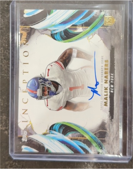 2024 Topps Inception Rookie Autographs Variations #RAV-MN Malik Nabers — front