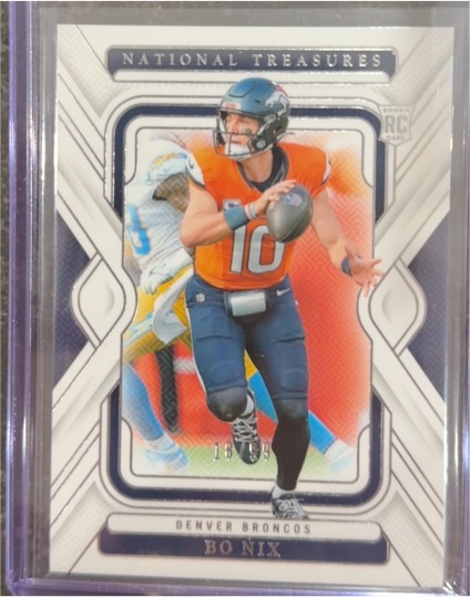 2024 Panini National Treasures #69 Bo Nix — front