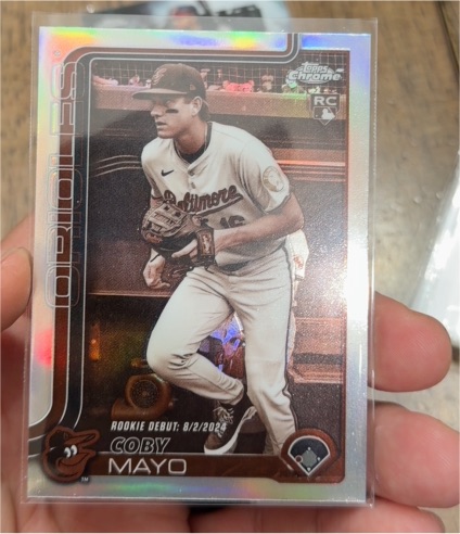2025 Topps Chrome Update #USC94 Coby Mayo — front