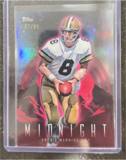 2024 Topps Midnight #70 Archie Manning — front