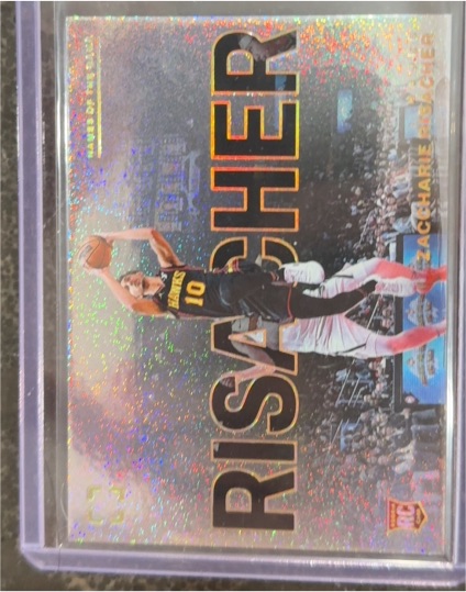 2024 Panini Photogenic Names Of The Game #18 Zaccharie Risacher — front