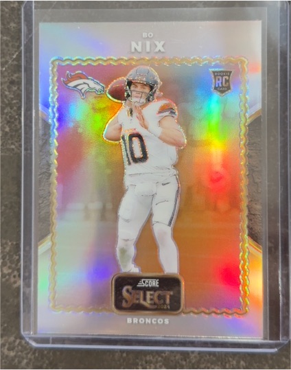 2024 Panini Select Score Select #23 Bo Nix — front
