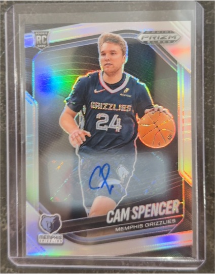 2024-25 Panini Prizm Black #218 Cam Spencer — front