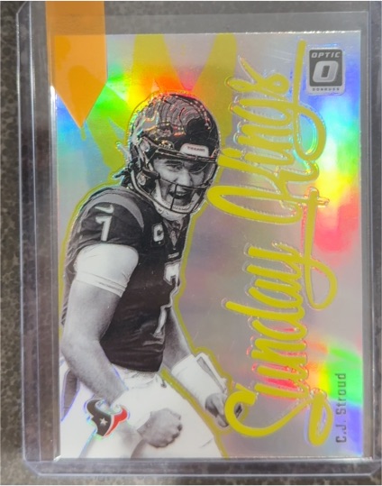 2024 Panini Donruss Optic #12 C.J. Stroud Sunday Kings — front