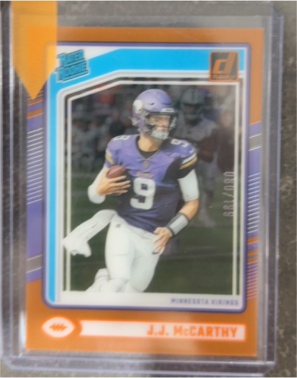 2024 Panini Clearly Donruss #61 J.J. McCarthy — front
