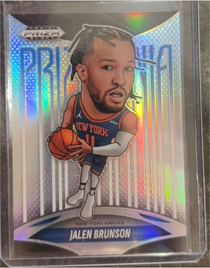 2024-25 Panini Prizm Black Prizmania #19 Jalen Brunson — front