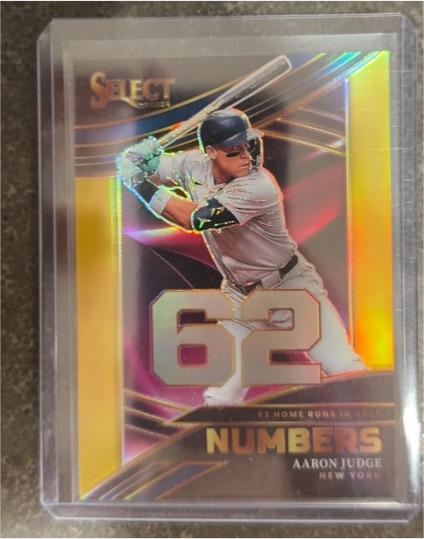 2024 Panini Select #15 Aaron Judge Numbers — front