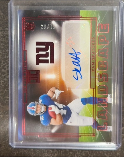 2024 Panini Impeccable Landscape #23/75 Cam Seattre — front