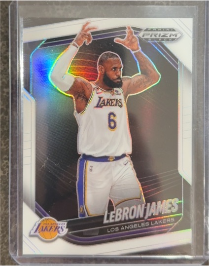 2024-25 Panini Prizm Black #52 LeBron James — front