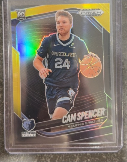 2024-25 Panini Prizm Black #218 Cam Spencer — front