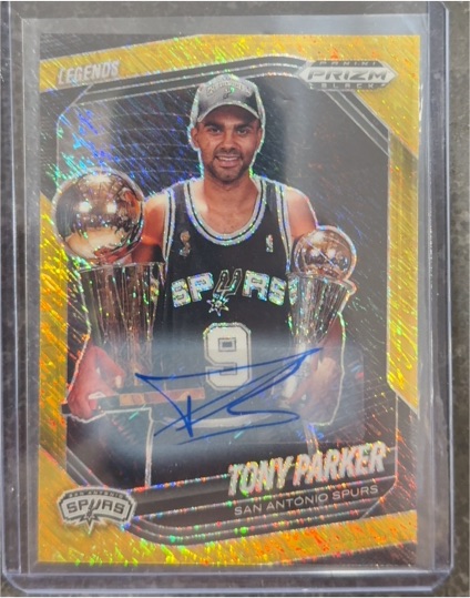 2024-25 Panini Prizm Black #275 Tony Parker — front